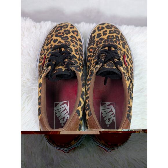 Vans Era 59 Leopard Print Low Top Canvas w/Leather Accent Women US 7 Men US 5.5 - Picture 5 of 9